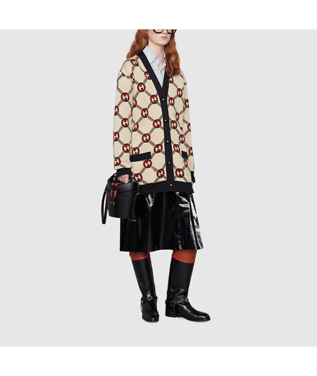 GUCCI Коричневый кардиган, фото 5