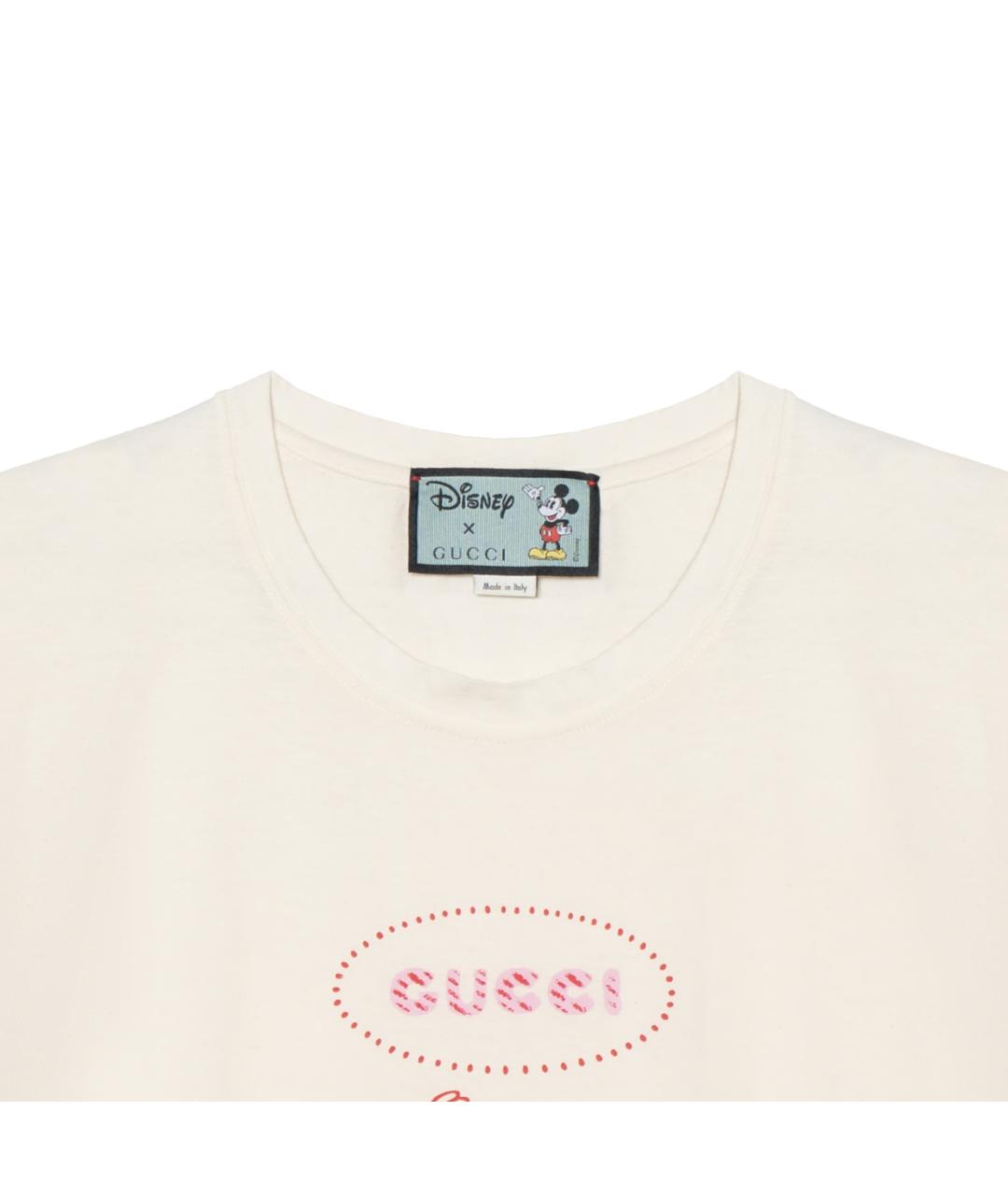 GUCCI Бежевая футболка, фото 5