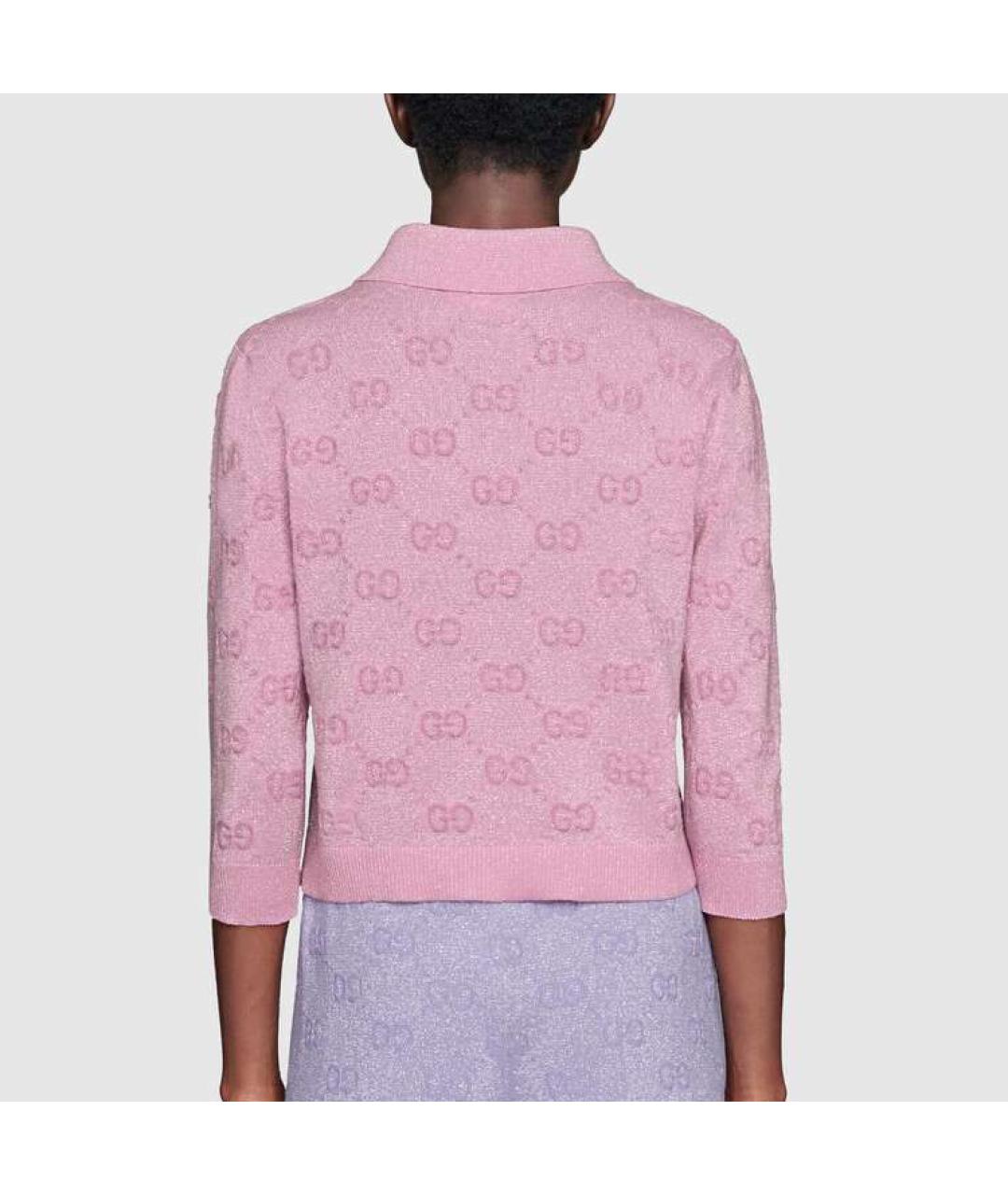 GUCCI Розовая шерстяная рубашка, фото 2