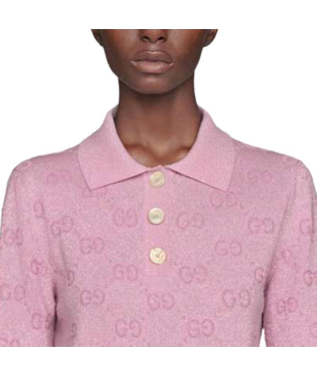 GUCCI Розовая шерстяная рубашка, фото 3