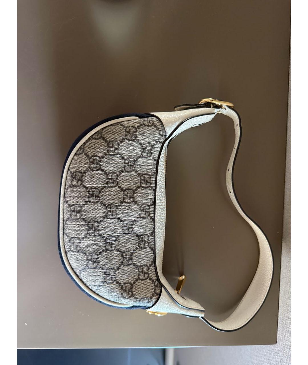 GUCCI Бежевая сумка с короткими ручками, фото 5