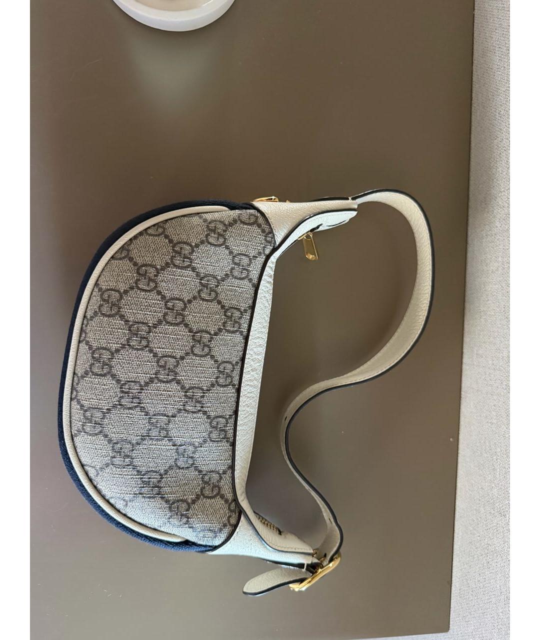 GUCCI Бежевая сумка с короткими ручками, фото 3