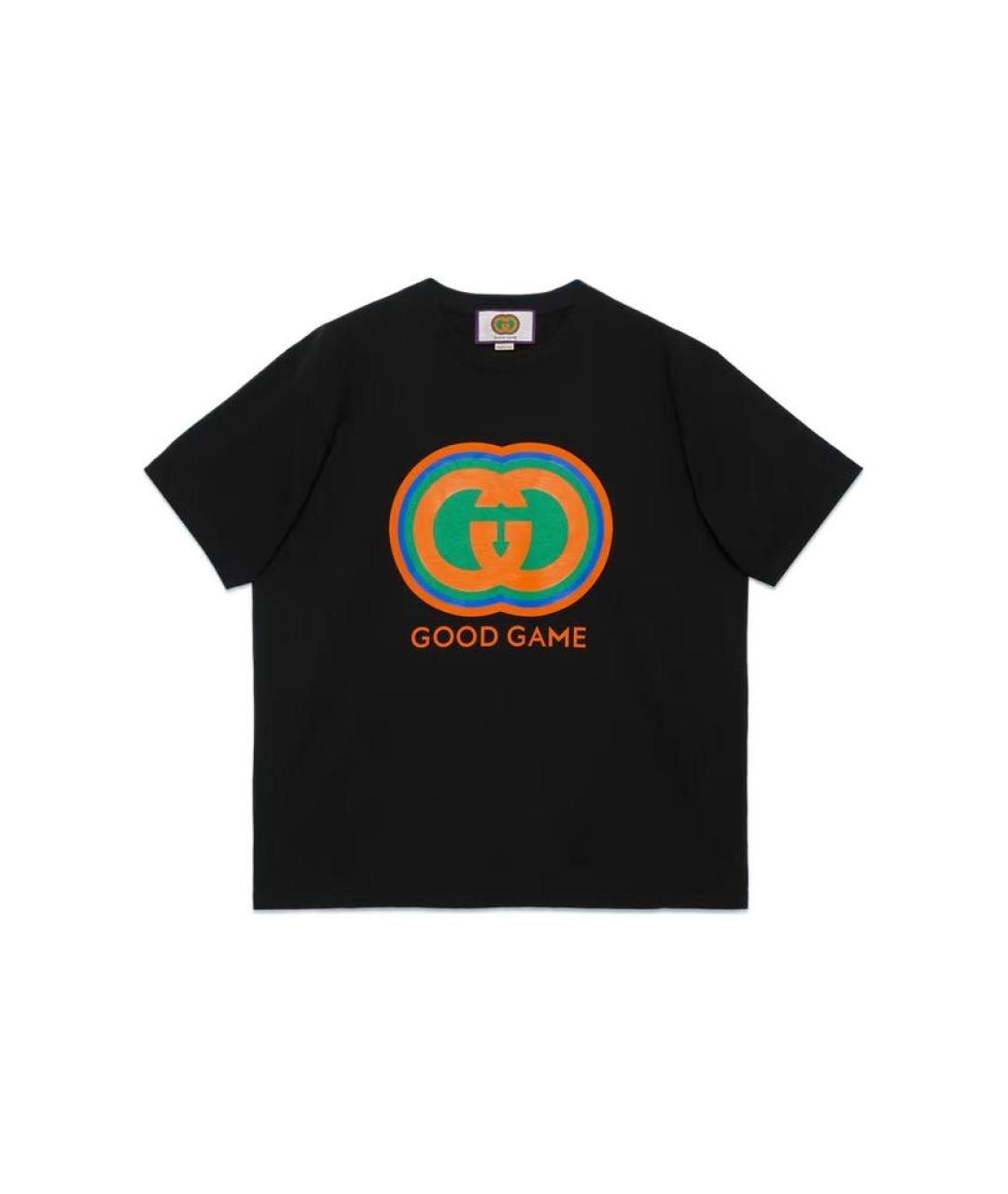 GUCCI Черная футболка, фото 6
