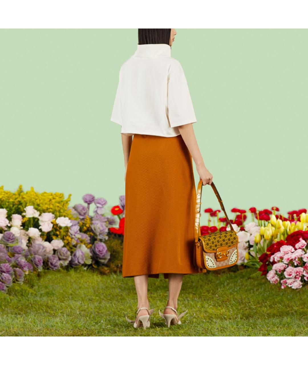 GUCCI Белая футболка, фото 4
