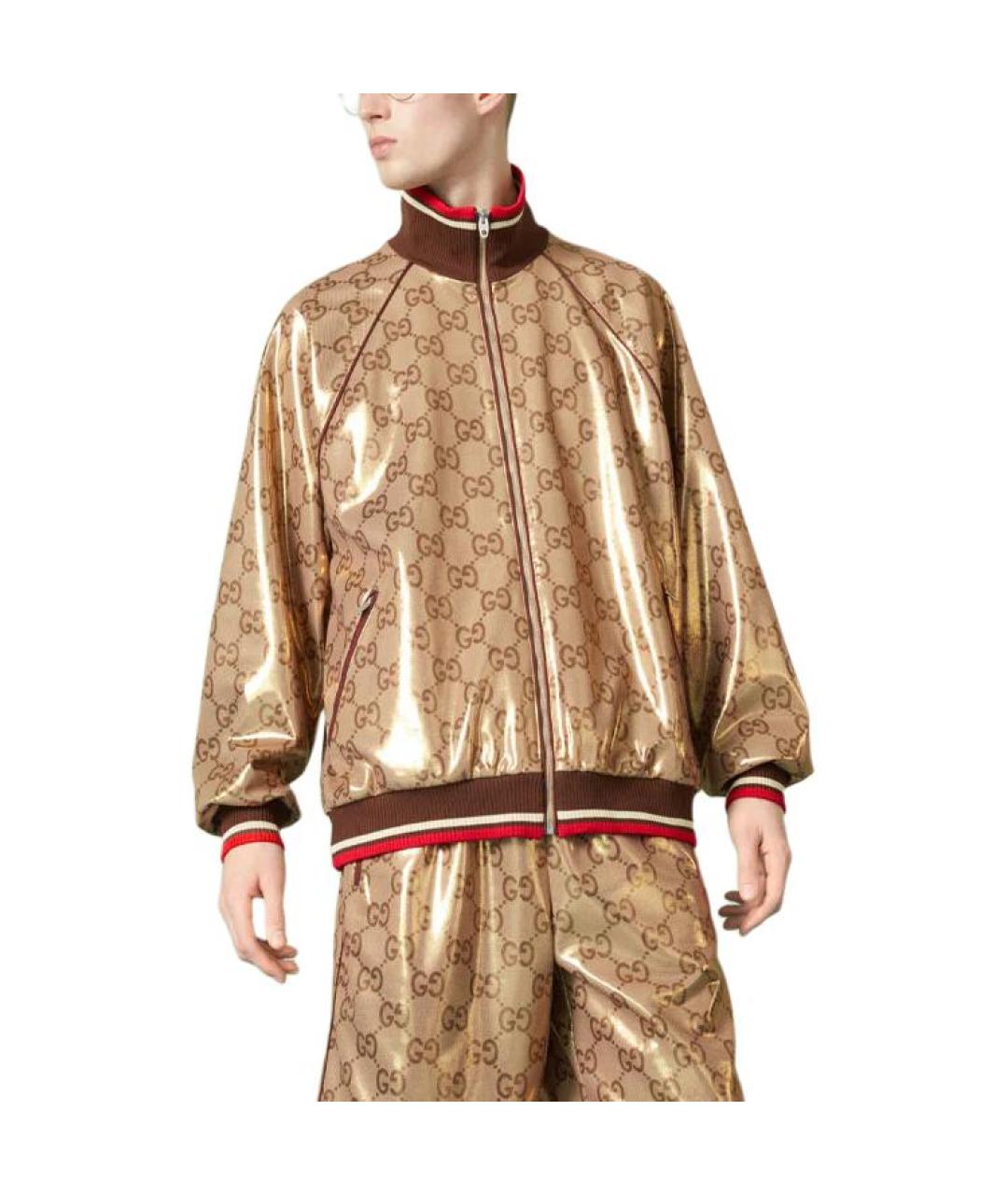 GUCCI Золотая куртка, фото 3