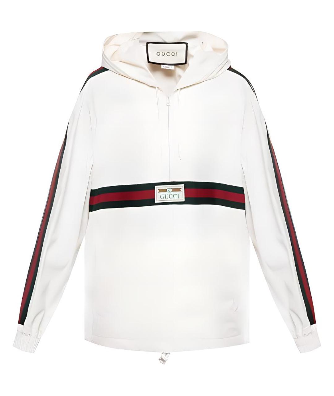 GUCCI Бежевая хлопковая спортивная куртка, фото 1