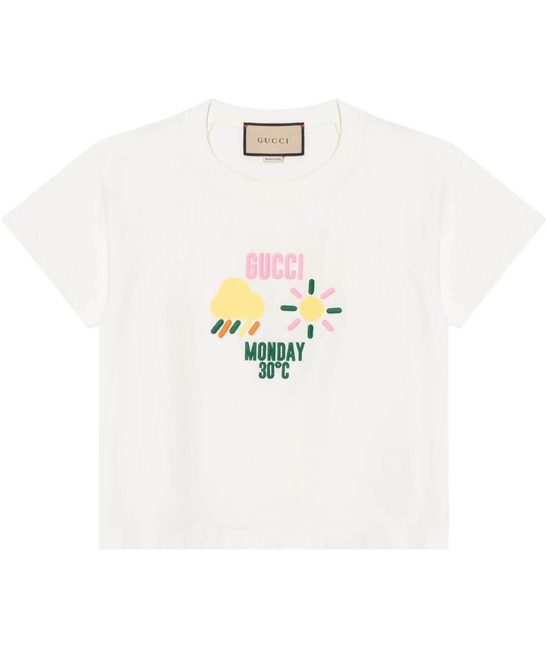 GUCCI Бежевая футболка, фото 1