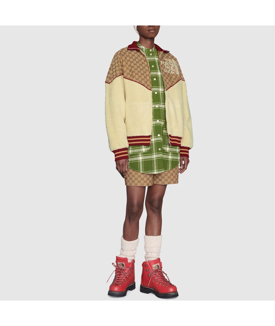 GUCCI Хаки куртка, фото 3