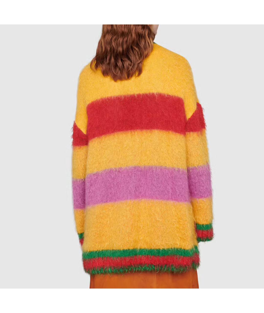 GUCCI Желтый кардиган, фото 4