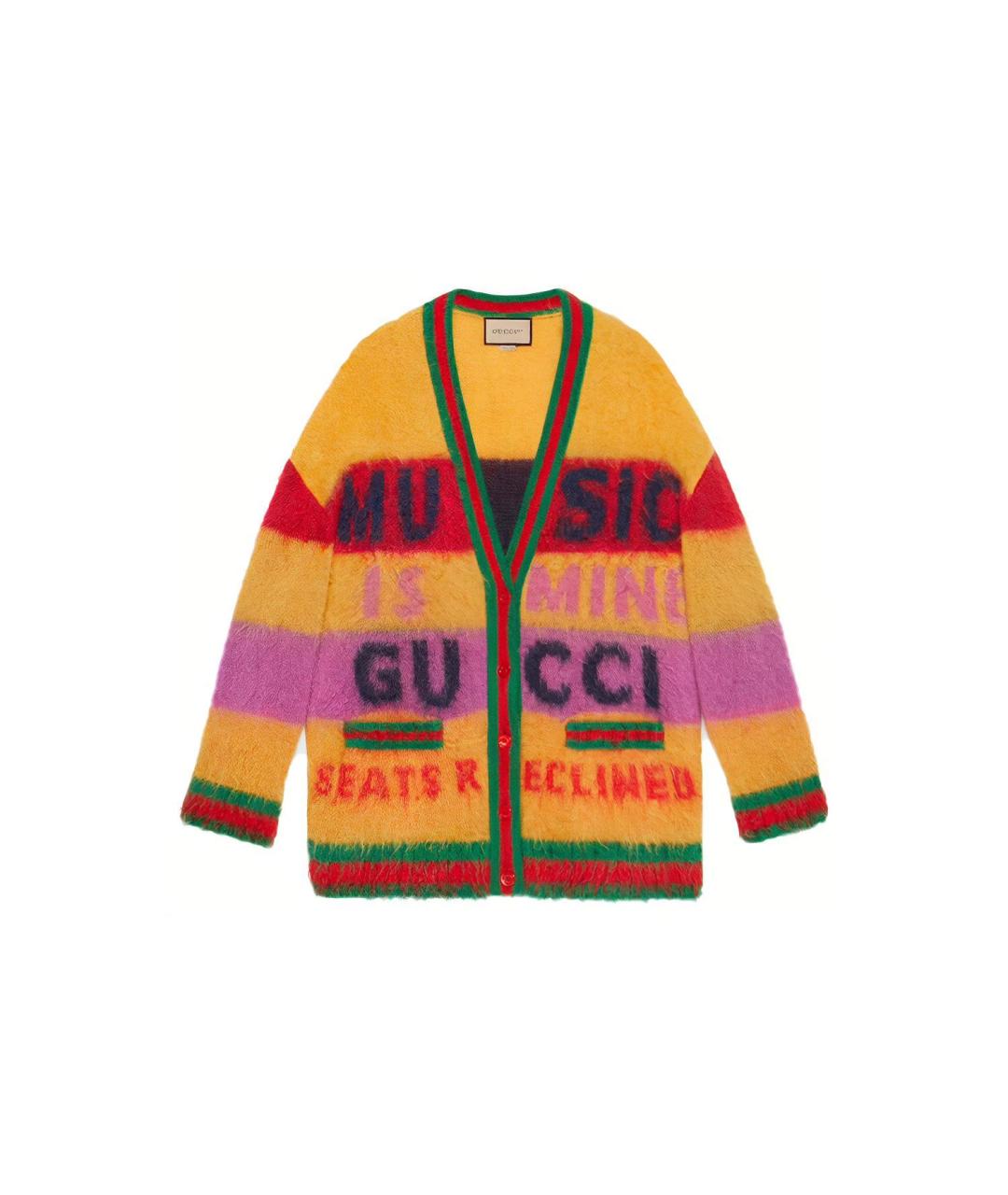 GUCCI Желтый кардиган, фото 6