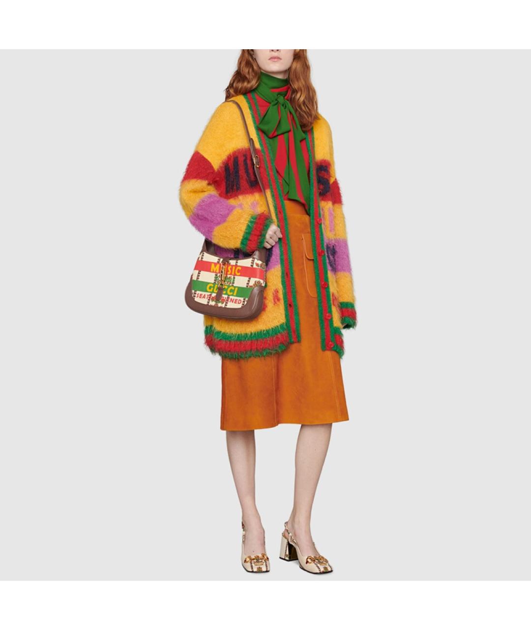 GUCCI Желтый кардиган, фото 3