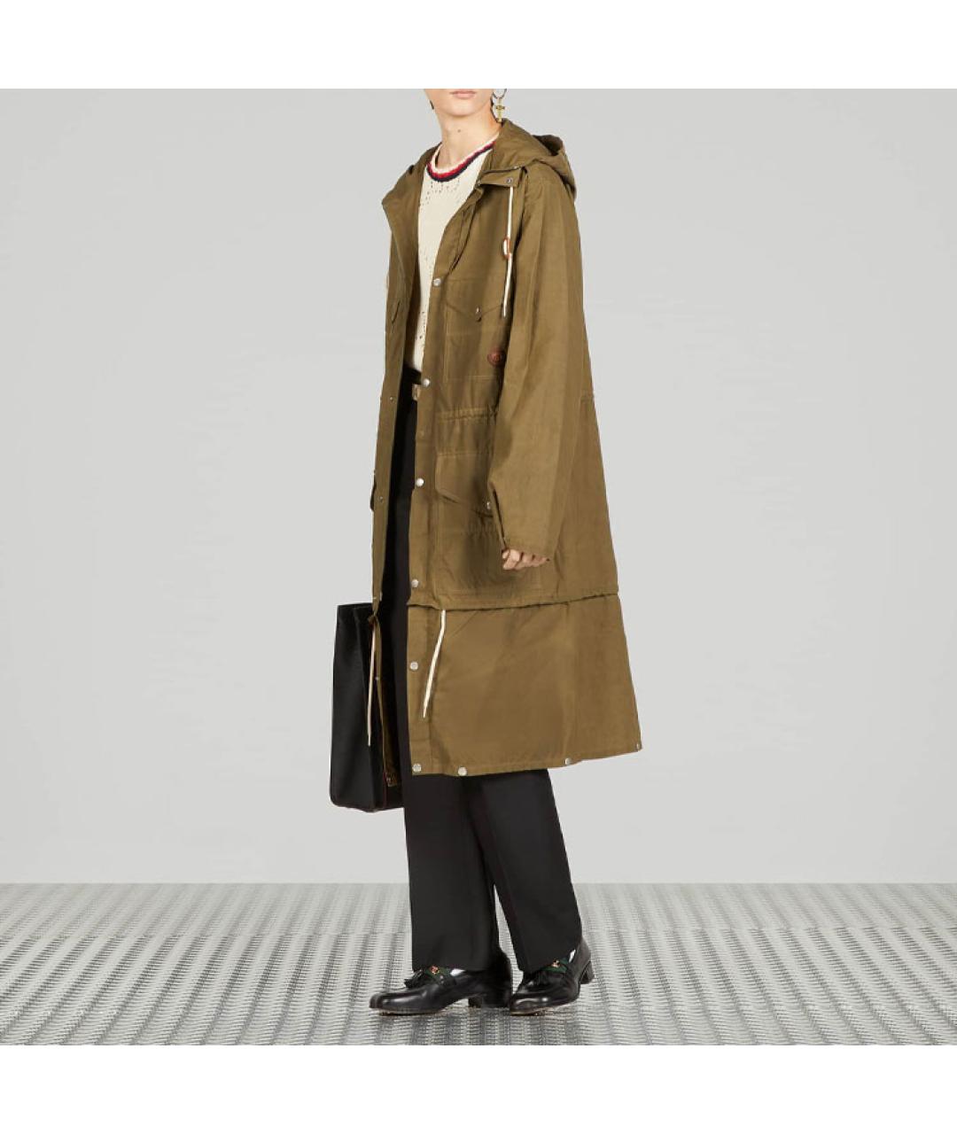 GUCCI Зеленая парка, фото 5