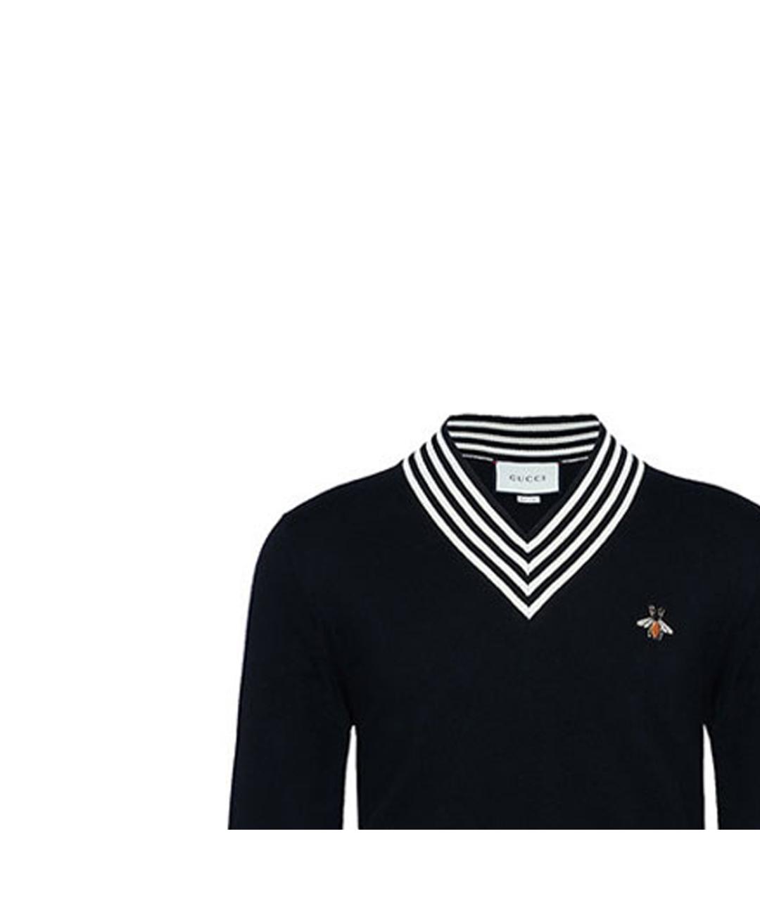 GUCCI Черный джемпер / свитер, фото 5