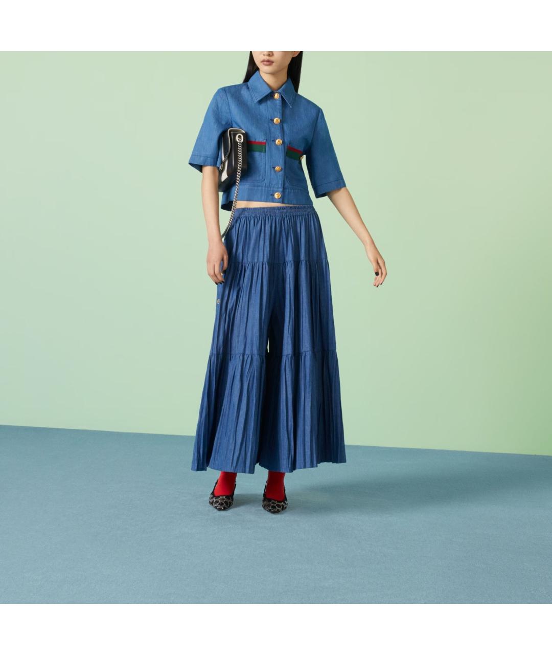 GUCCI Синяя рубашка, фото 3