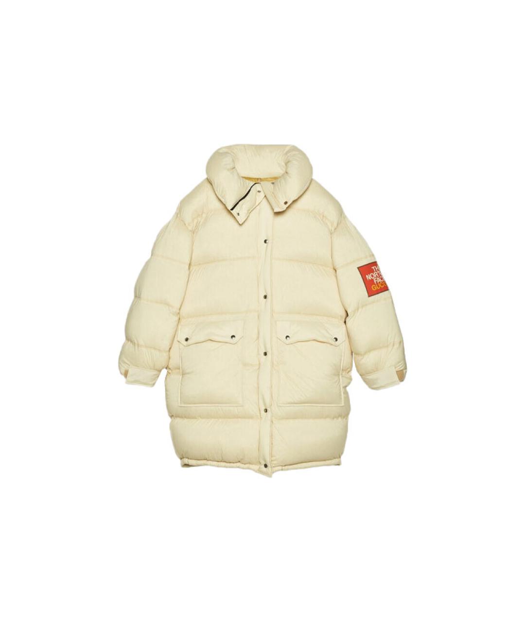 GUCCI Бежевый пуховик, фото 2