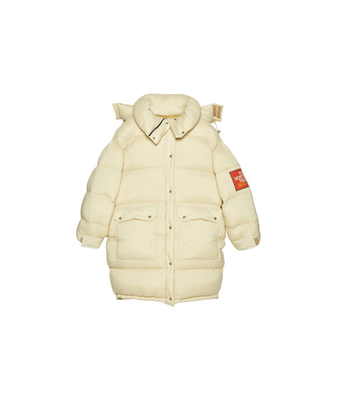 GUCCI Бежевый пуховик, фото 6