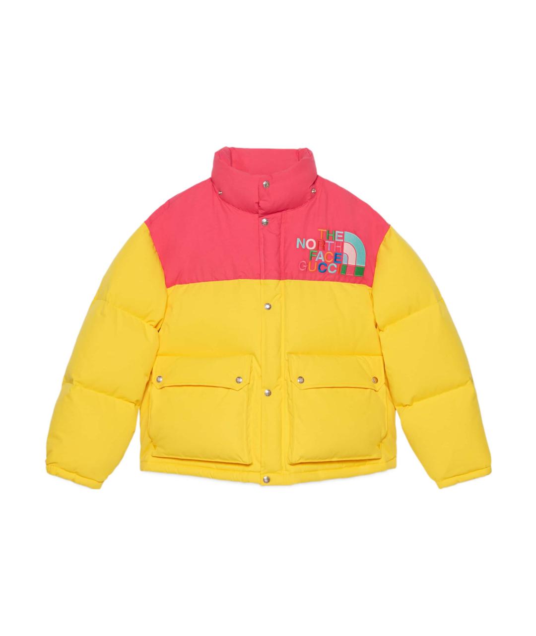 GUCCI Желтый пуховик, фото 2