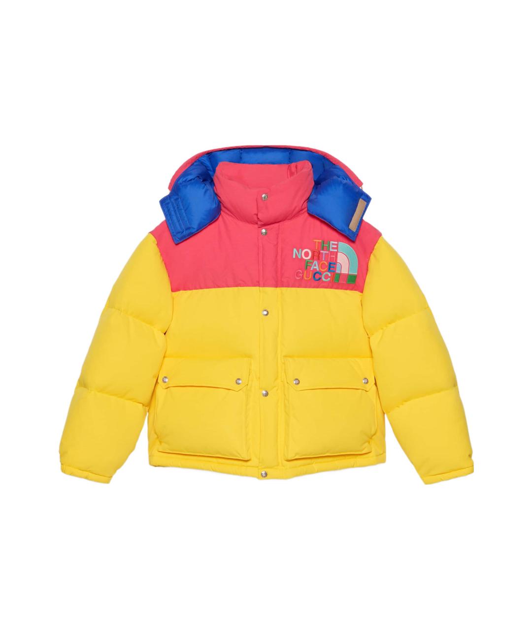 GUCCI Желтый пуховик, фото 5