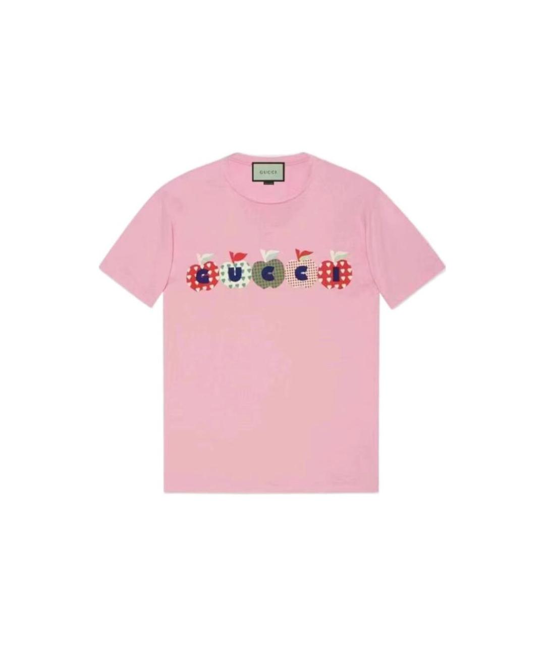 GUCCI Розовая футболка, фото 6