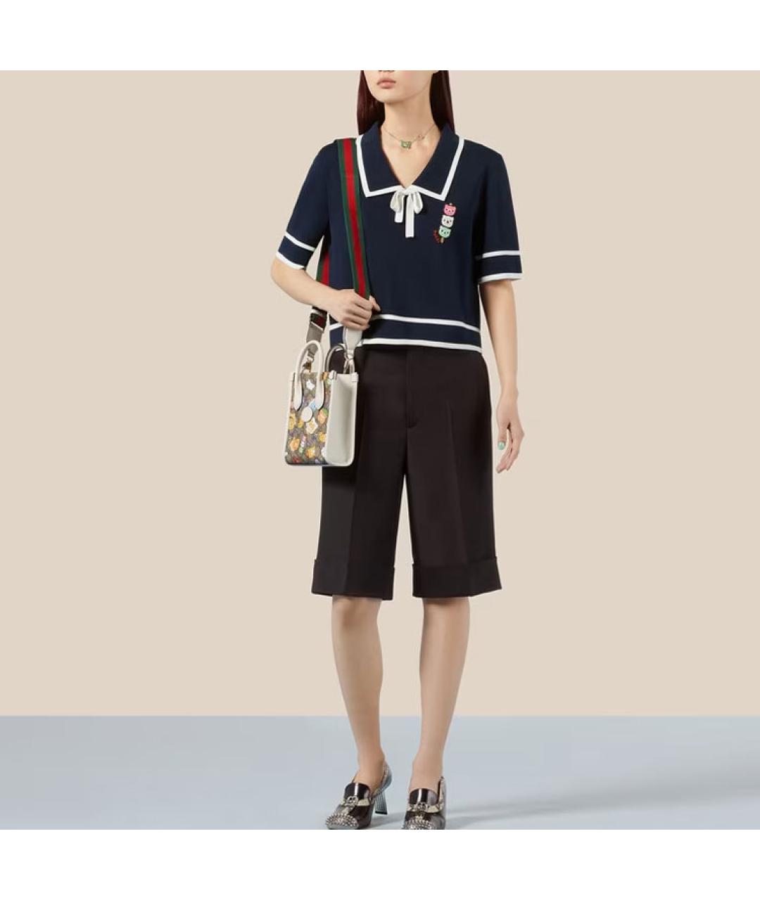 GUCCI Синяя футболка, фото 2