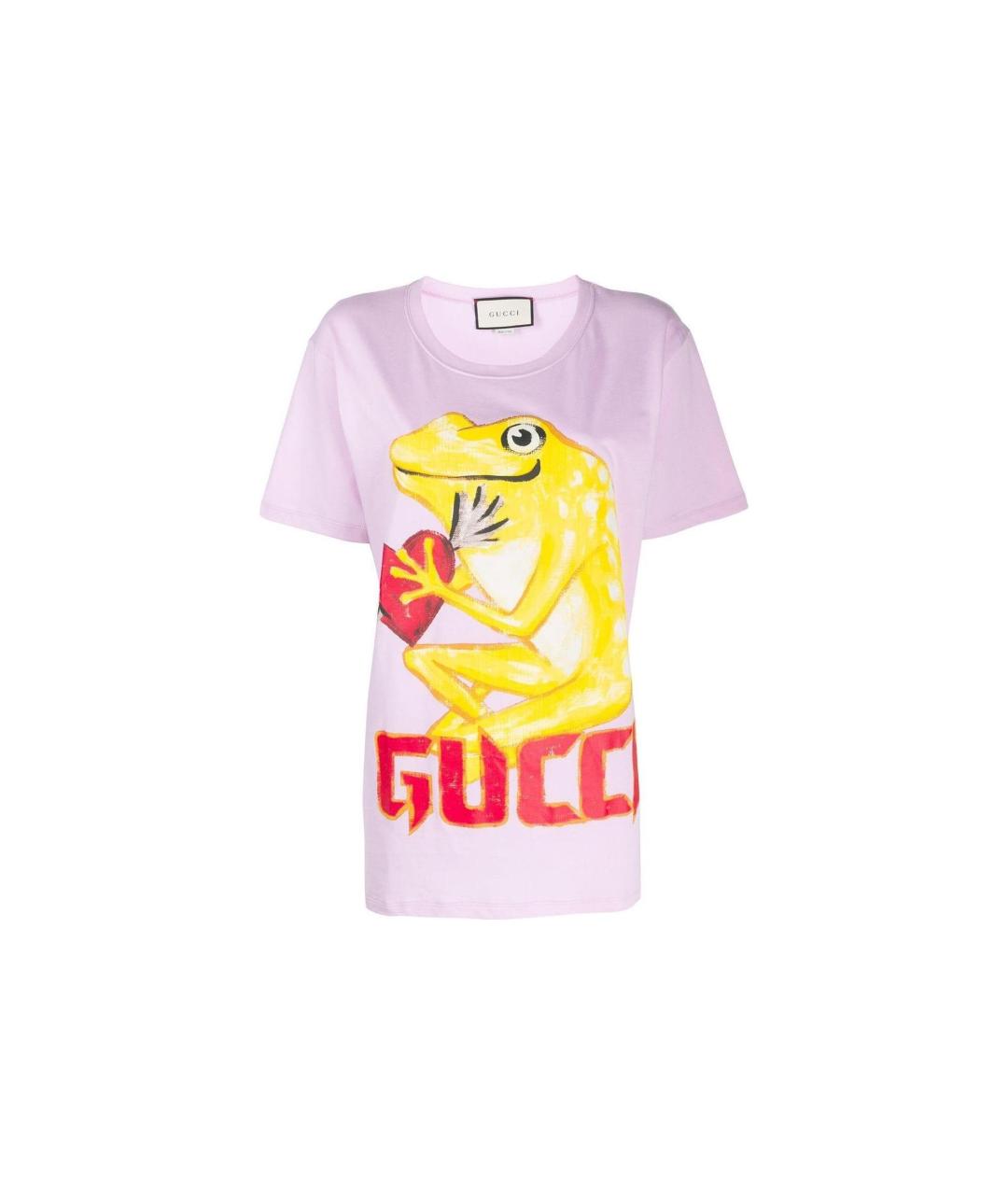 GUCCI Розовая футболка, фото 6