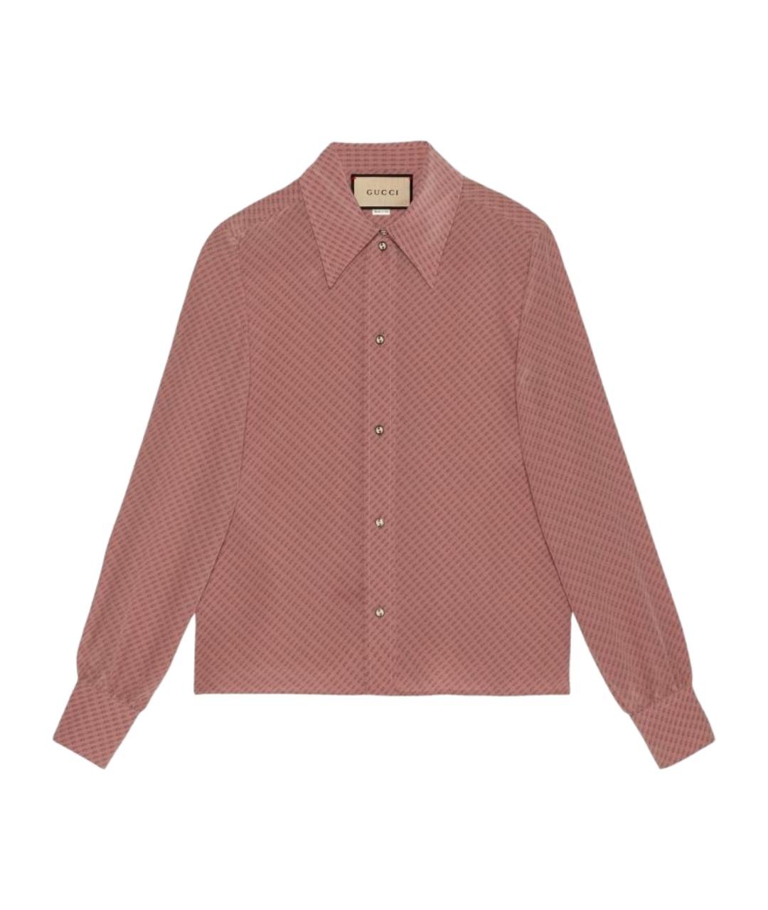 GUCCI Розовая рубашка, фото 1