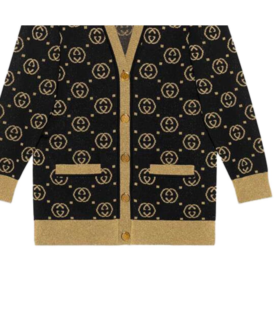 GUCCI Черный кардиган, фото 5
