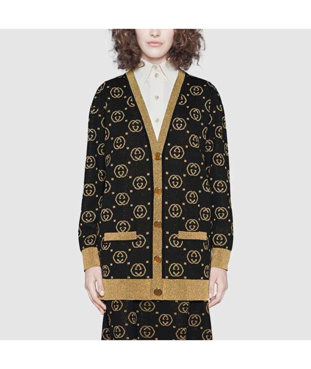 GUCCI Черный кардиган, фото 2