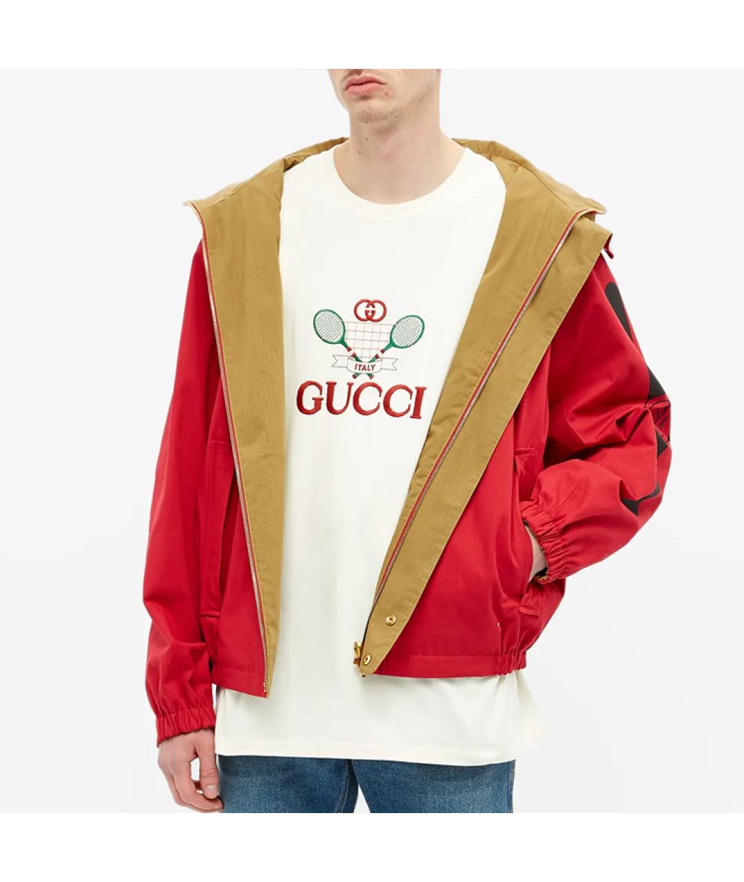 GUCCI Красная куртка, фото 3