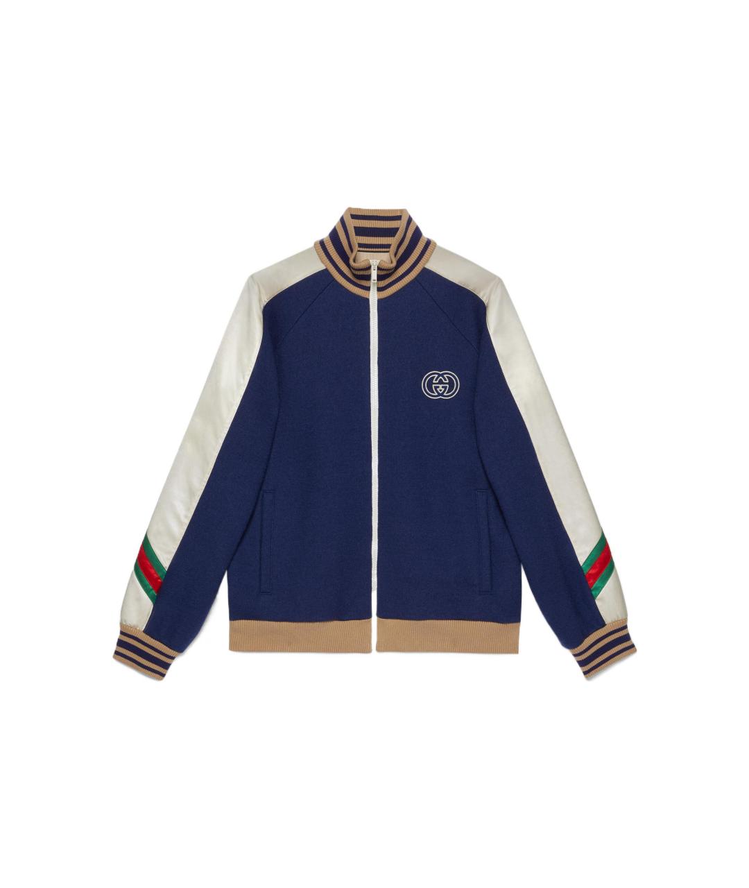 GUCCI Синяя шерстяная куртка, фото 6