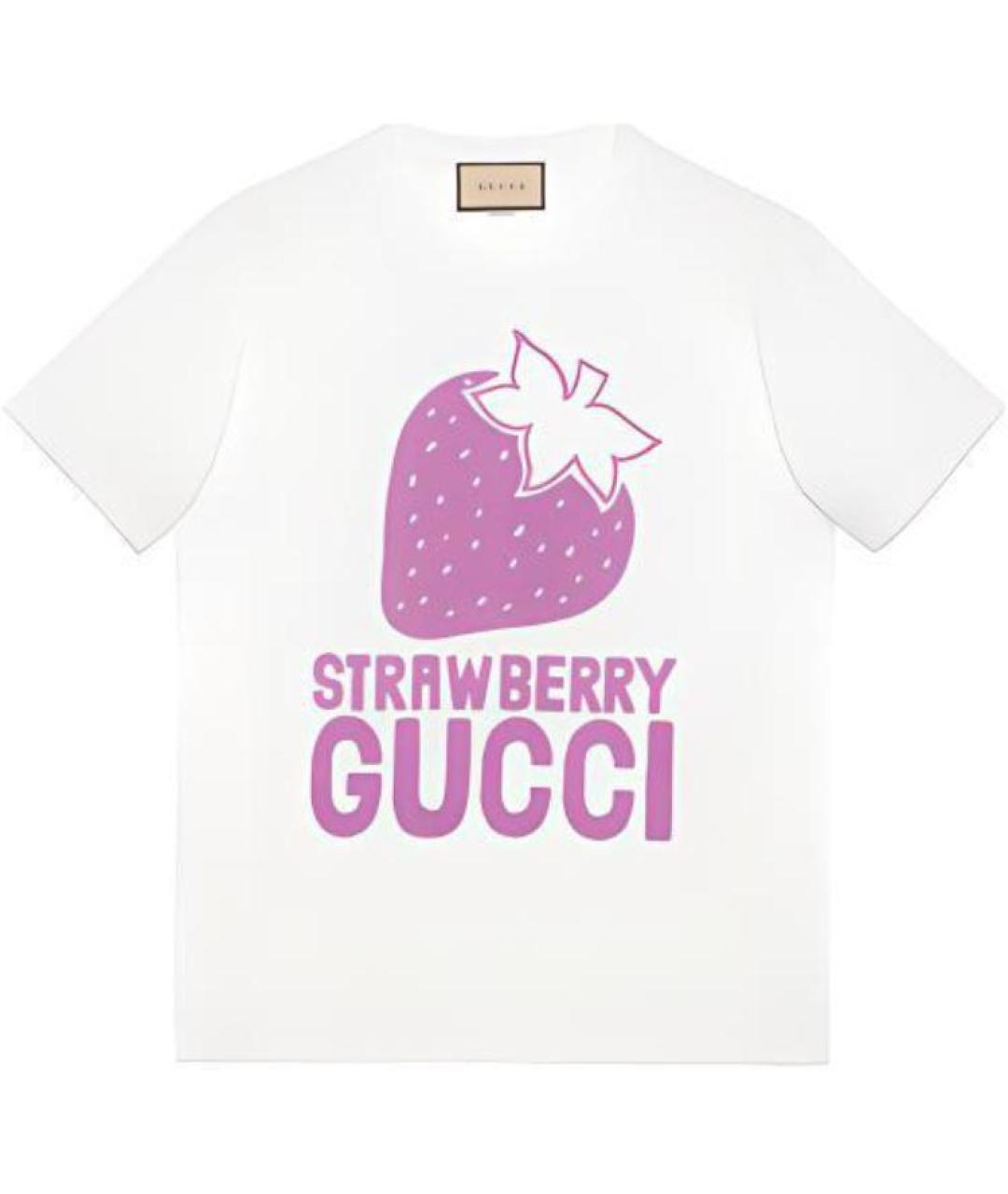 GUCCI Белая футболка, фото 1