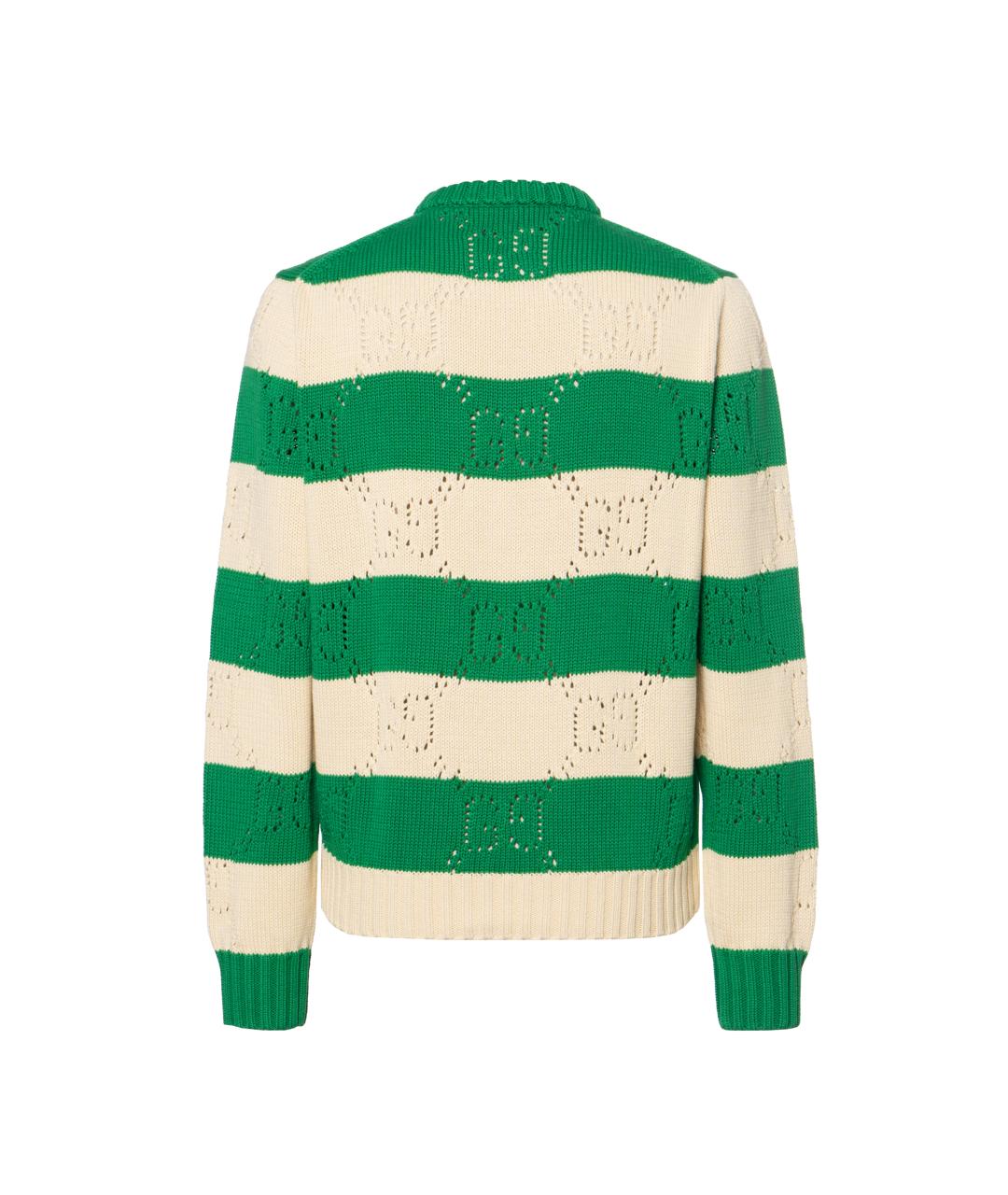 GUCCI Зеленый джемпер / свитер, фото 2