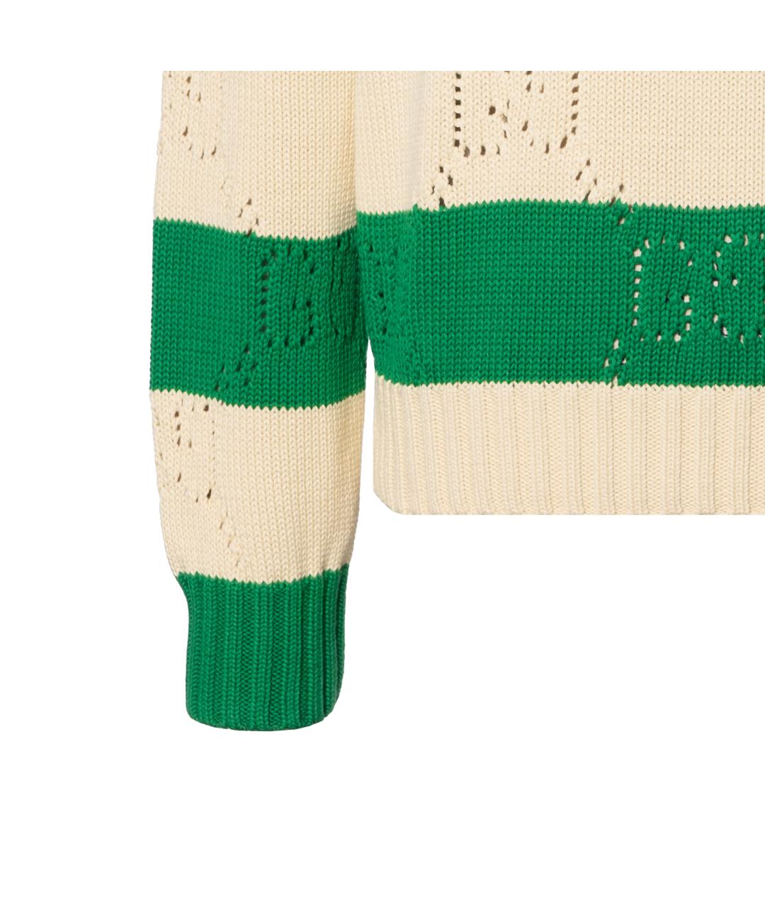 GUCCI Зеленый джемпер / свитер, фото 5