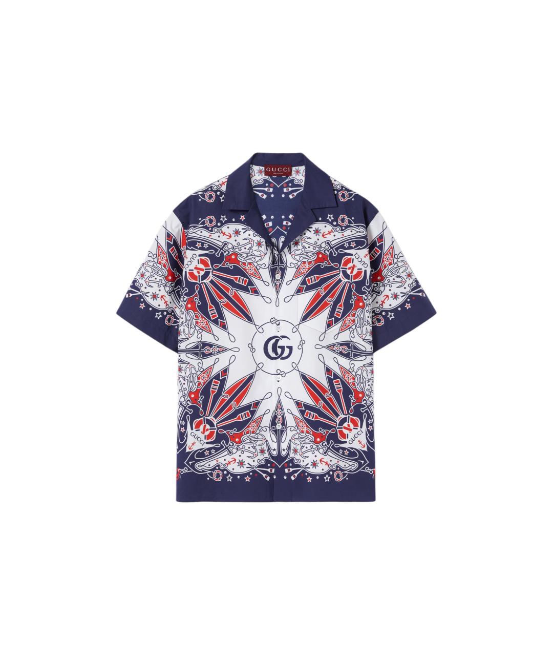 GUCCI Темно-синяя кэжуал рубашка, фото 3