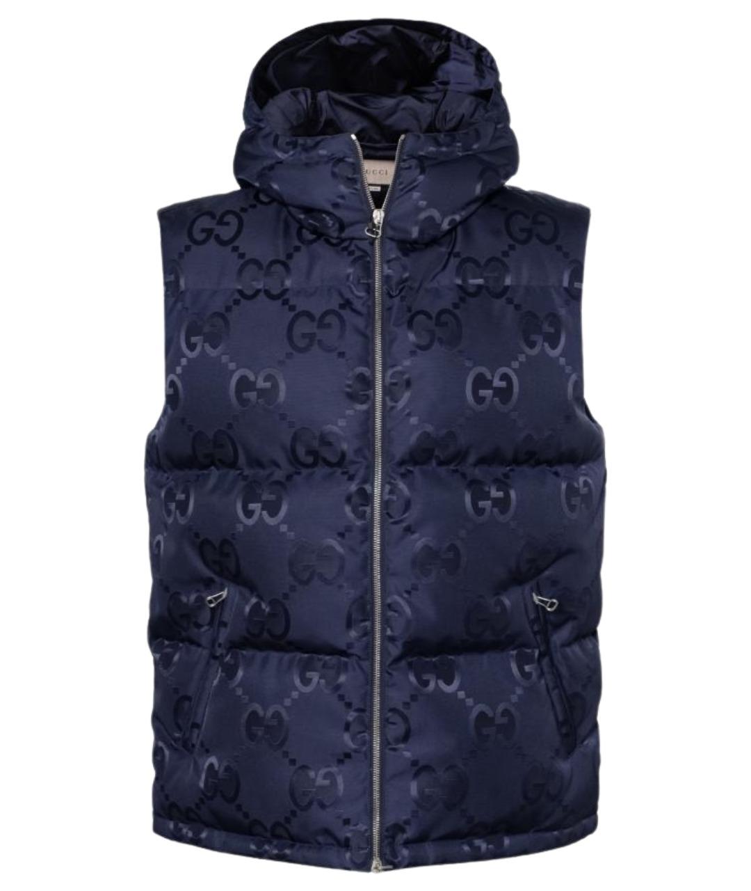GUCCI Темно-синий жилет, фото 1