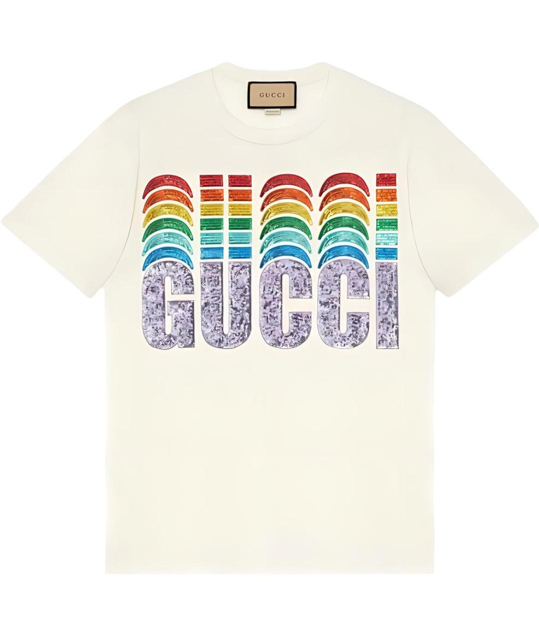 GUCCI Бежевая футболка, фото 1