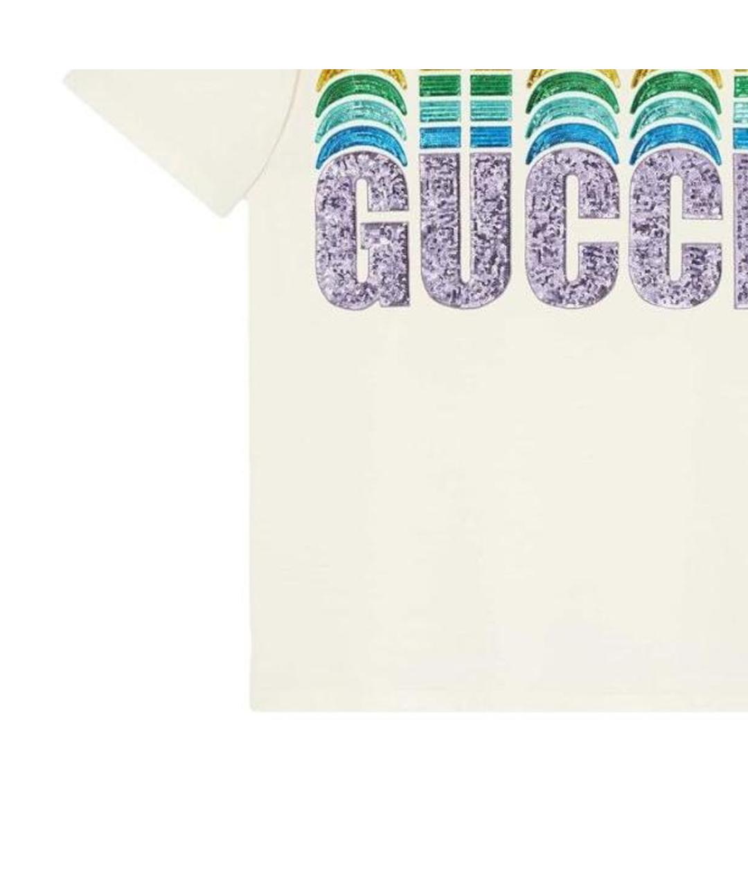 GUCCI Бежевая футболка, фото 3