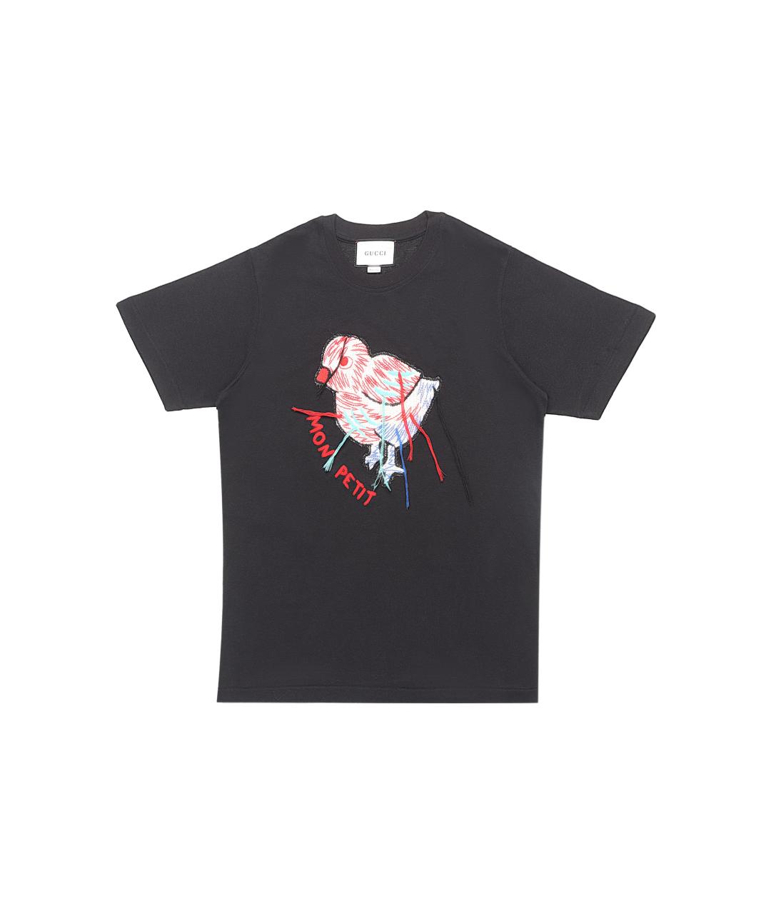 GUCCI Черная футболка, фото 6