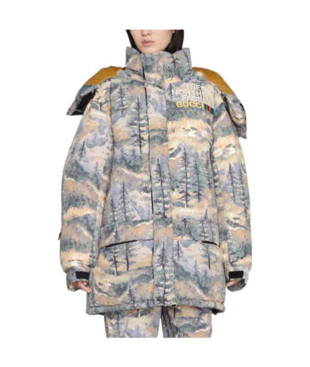 GUCCI Желтый пуховик, фото 2