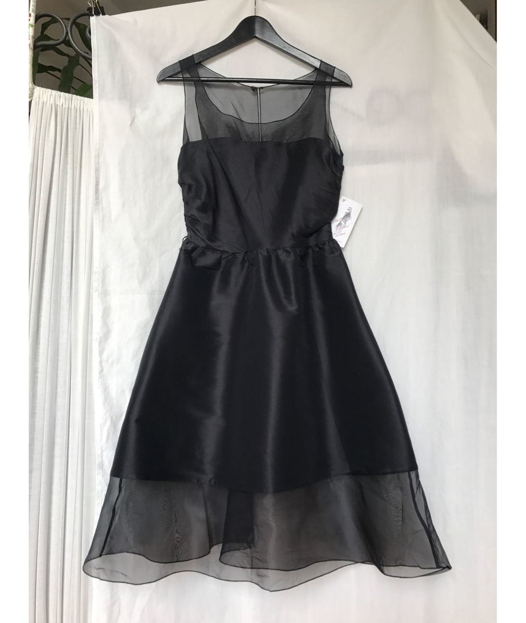 KARL LAGERFELD Черное шелковое вечернее платье, фото 9