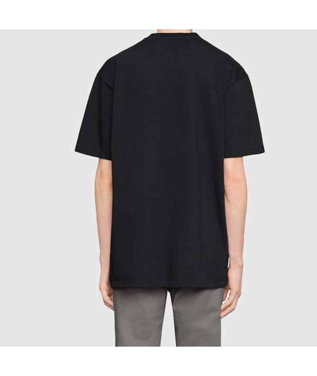 GUCCI Черная футболка, фото 4