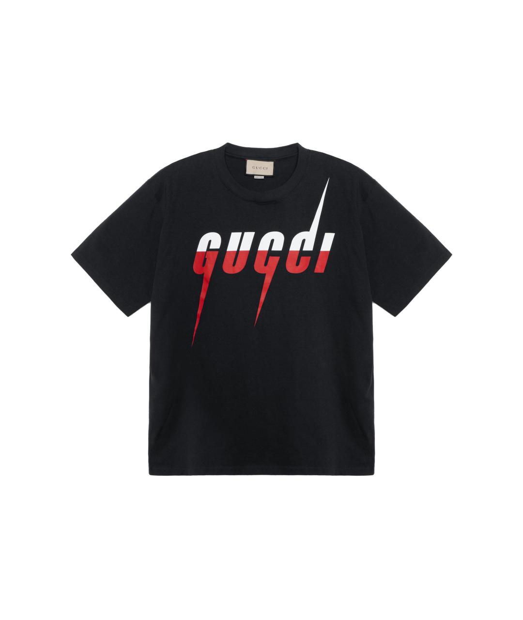 GUCCI Черная футболка, фото 5