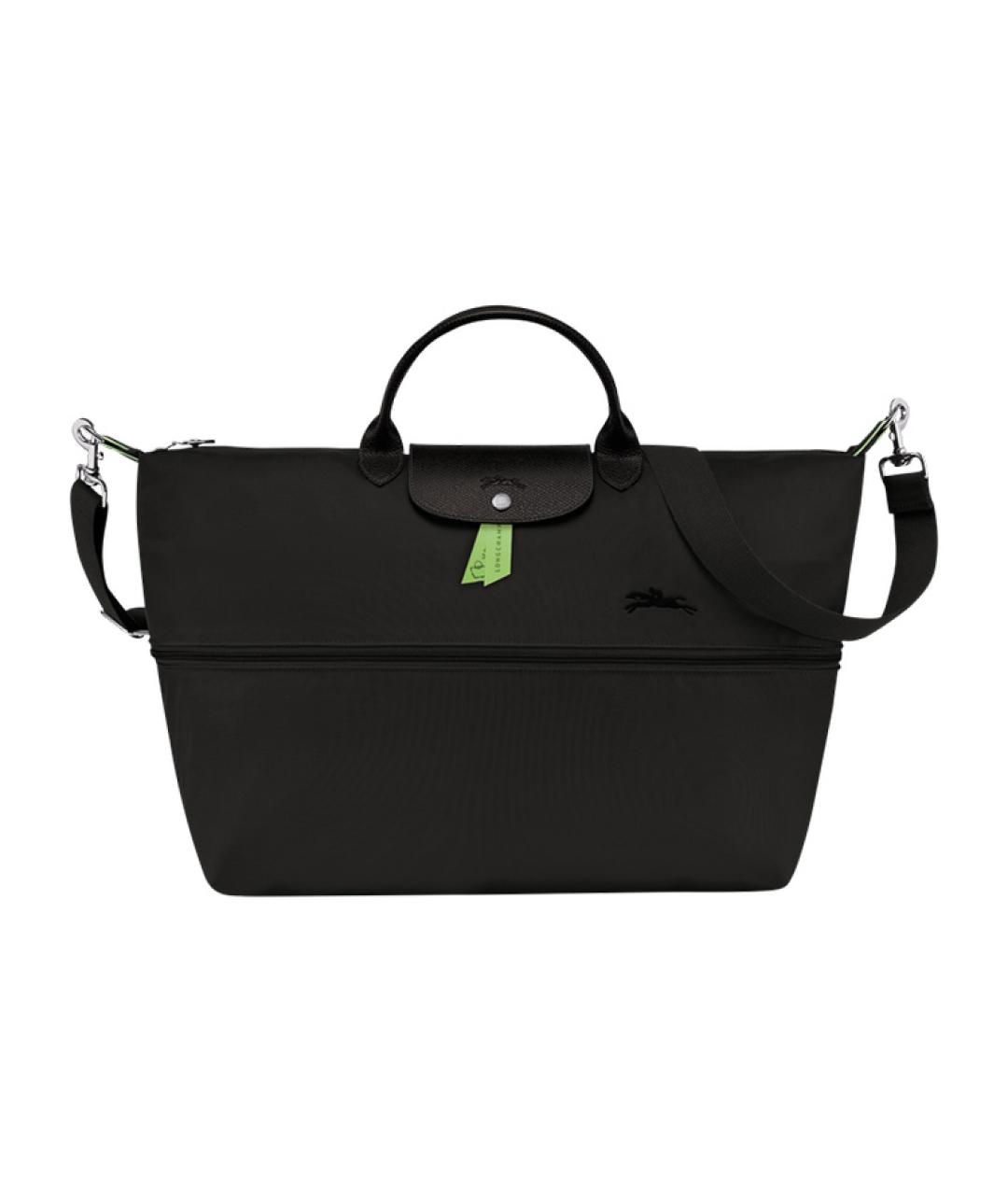LONGCHAMP Черная нейлоновая сумка тоут, фото 2