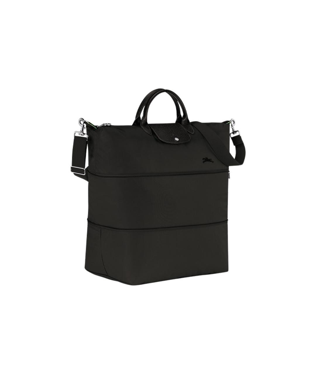 LONGCHAMP Черная нейлоновая сумка тоут, фото 3