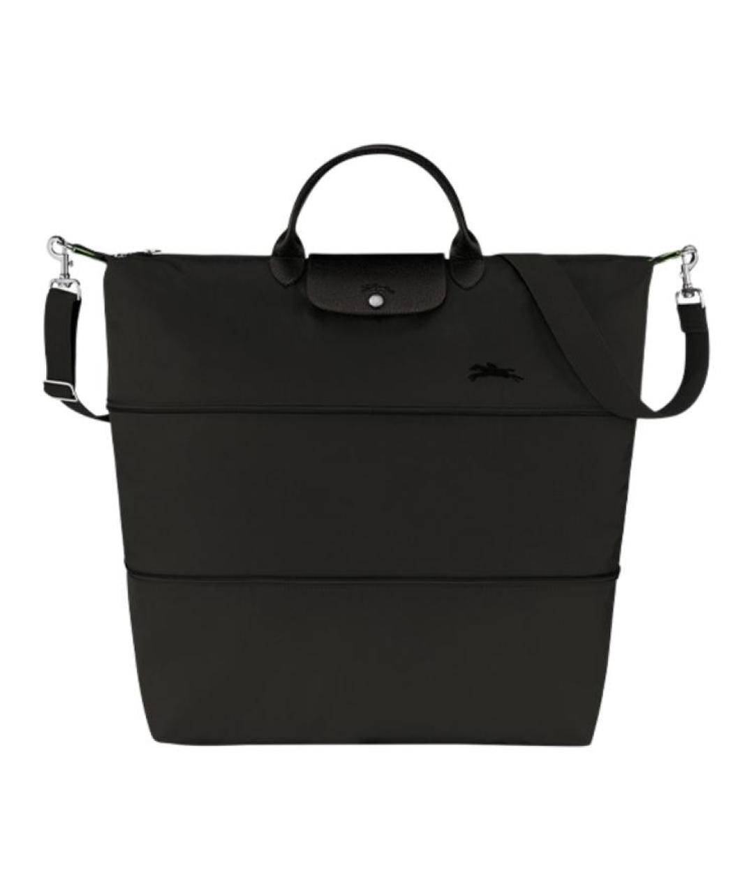 LONGCHAMP Черная нейлоновая сумка тоут, фото 1