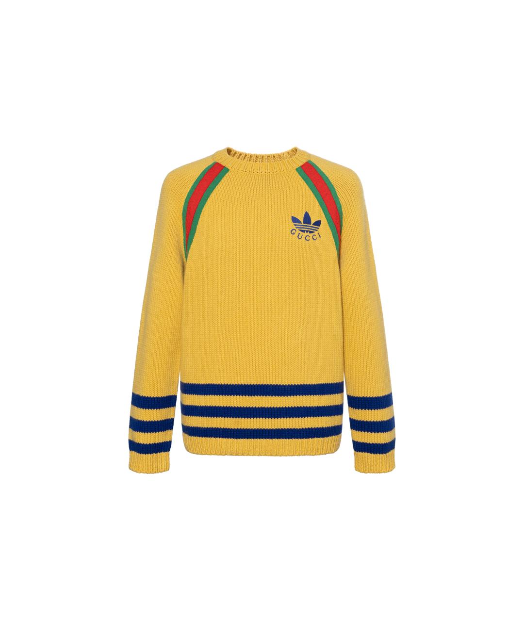 GUCCI Желтый джемпер / свитер, фото 1