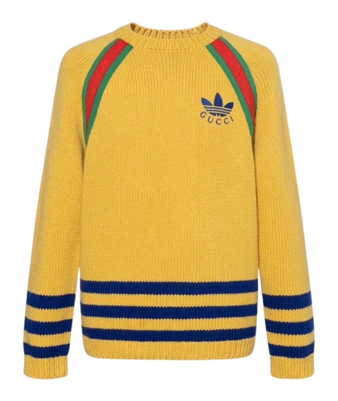 GUCCI Желтый джемпер / свитер, фото 6