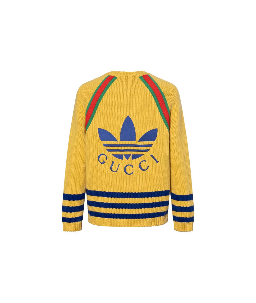 GUCCI Желтый джемпер / свитер, фото 2