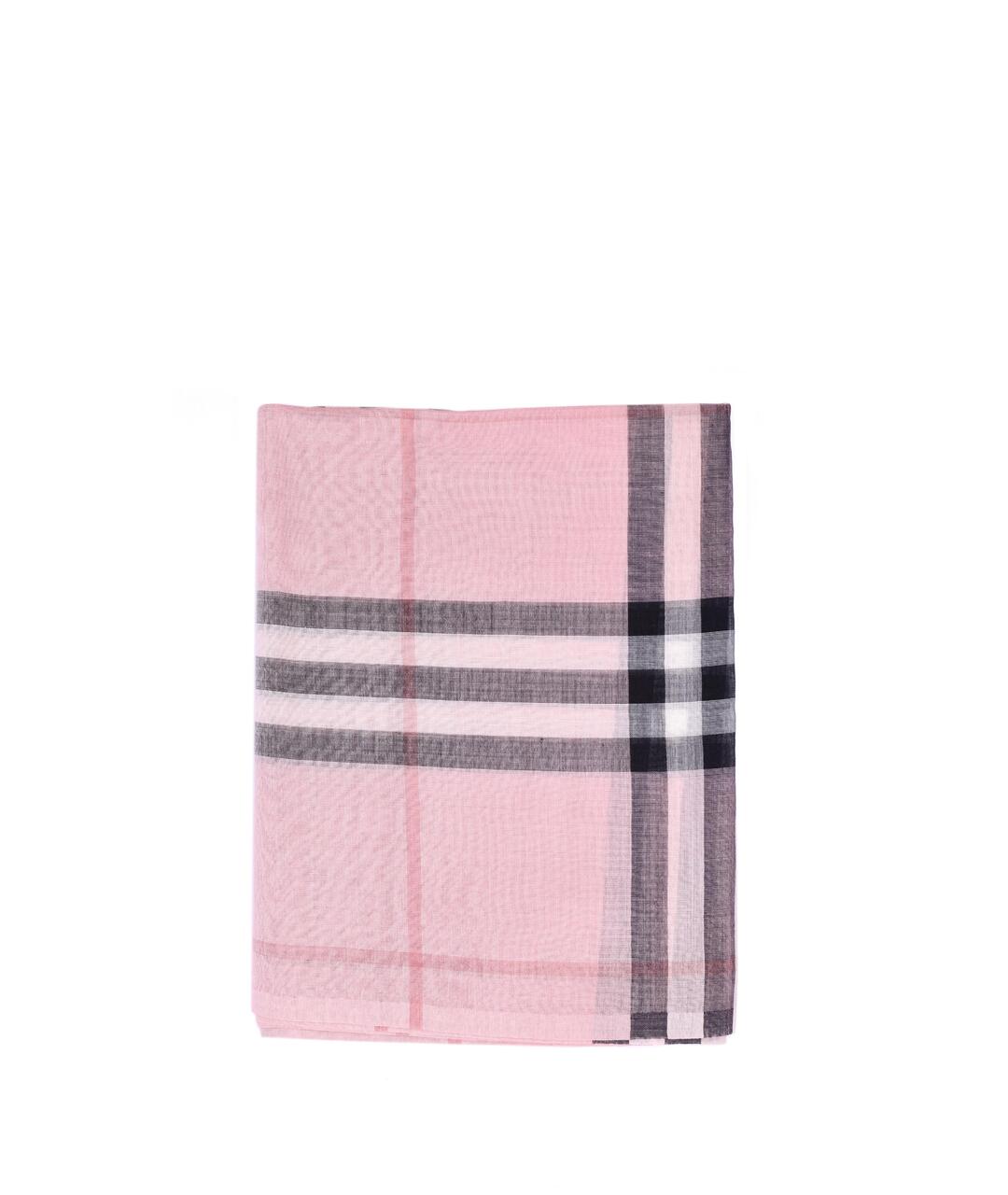 BURBERRY Розовый шарф, фото 1