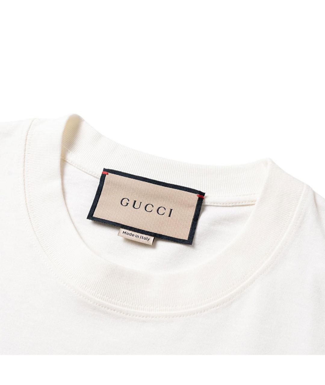 GUCCI Бежевая футболка, фото 3